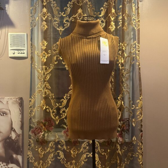 sleeveless knit turteneck tunic bundle [4] ~ L ~ NWT - Picture 2 of 4